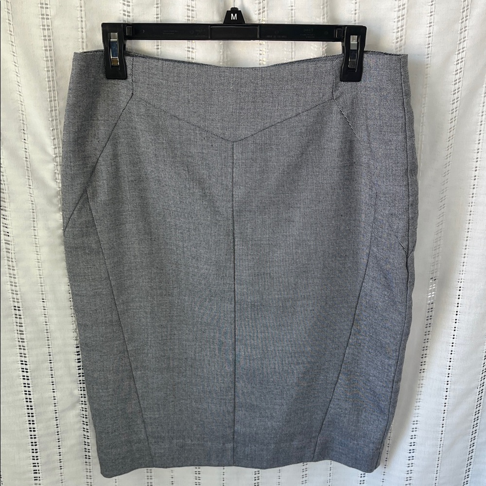 Worthington Gray Tailored Pencil Skirt